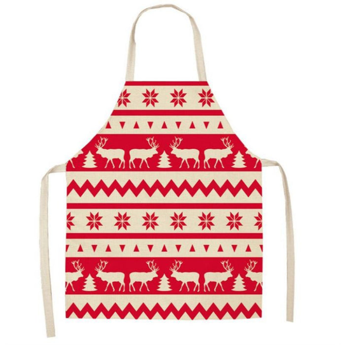 Christmas Themed Plaid Aprons