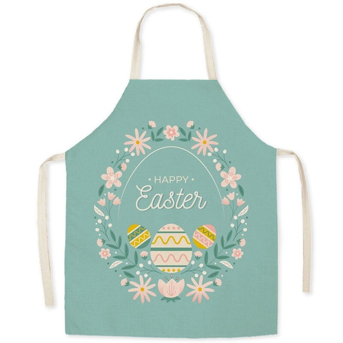 Easter Egg Bunny Print Aprons