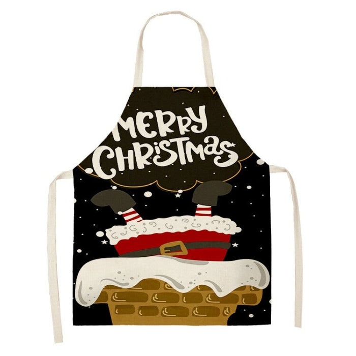 Christmas Sleeveless Printed Aprons