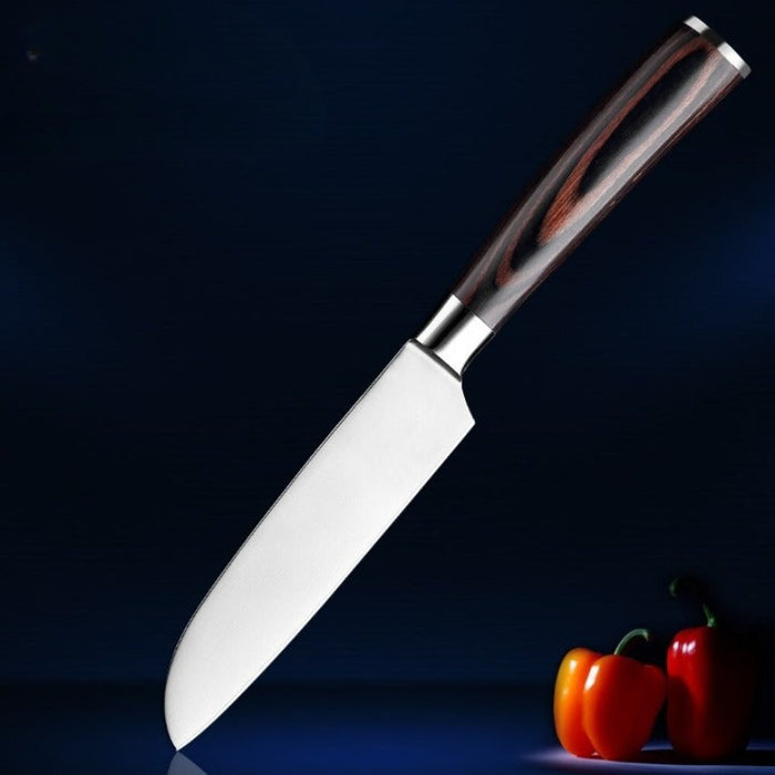 Japanese Santoku Stainless Steel Chef Knife Sets