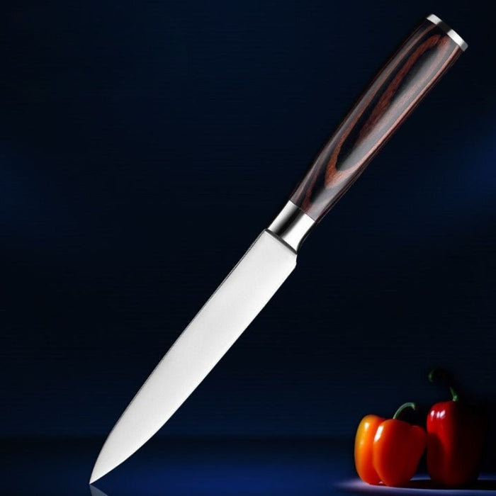 Japanese Santoku Stainless Steel Chef Knife Sets