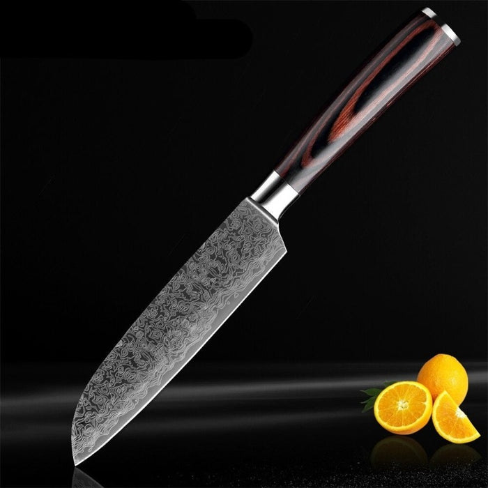 Laser Pattern Kitchen Knife Sets