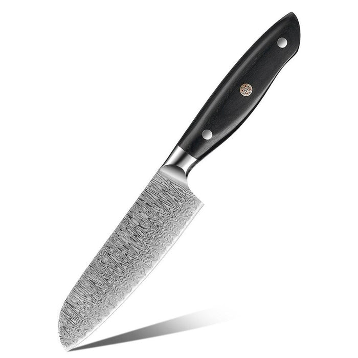 Laser Damascus Japanese Stainless Steel Kitchen Chef Knife