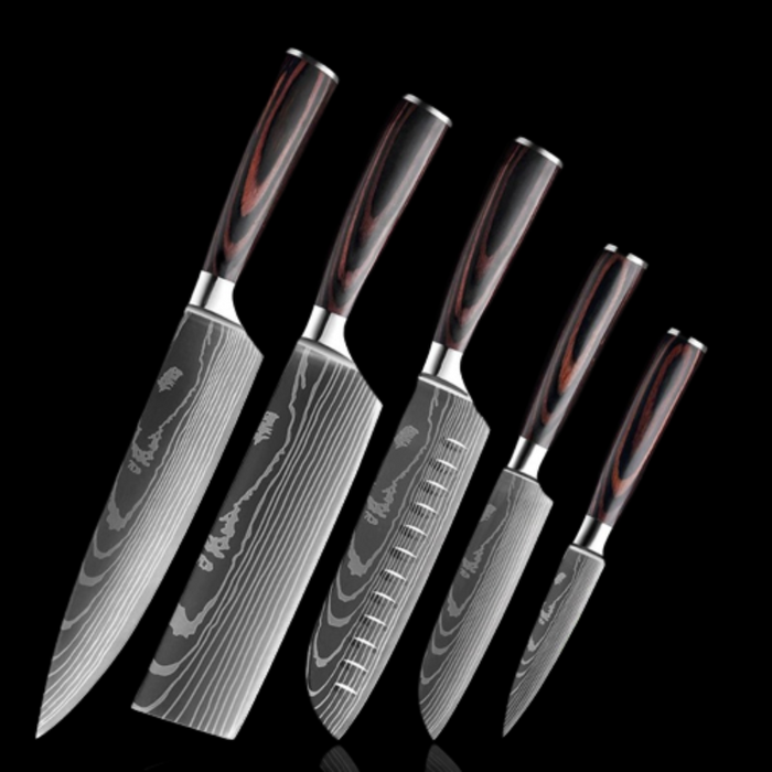 High Carbon Stainless Steel Knife Set