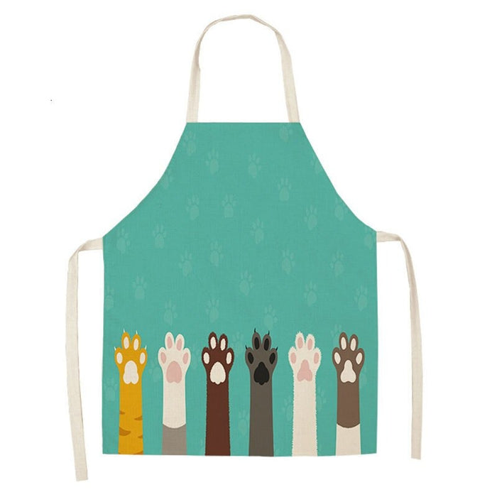 Printed Carton Cats Kitchen Apron