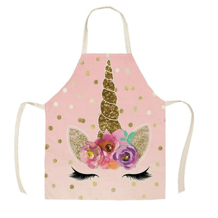 Printed Colorful Animal Sleeveless Aprons