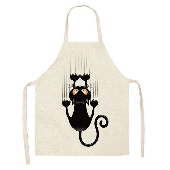 Cartoon Cat Kitchen Apron