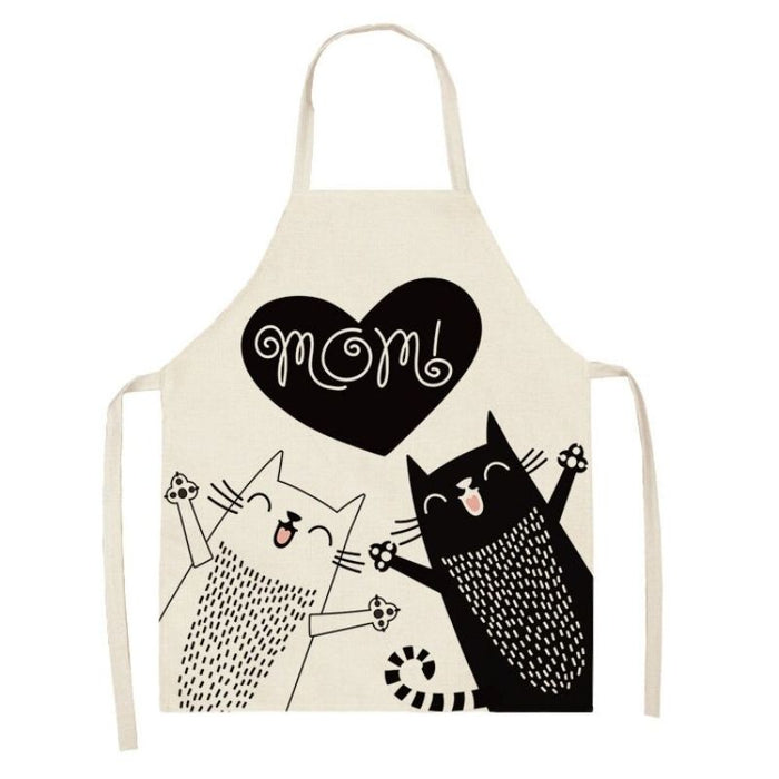 Cartoon Cat Kitchen Apron