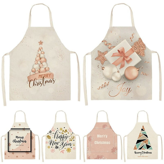 Christmas Greetings Pattern Aprons