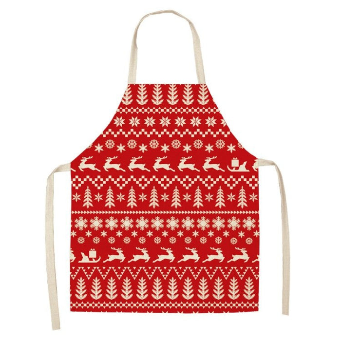 Printed Christmas Theme Aprons