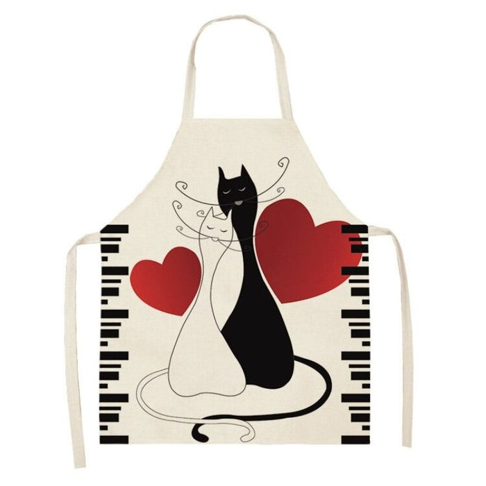 Cartoon Cat Household Aprons