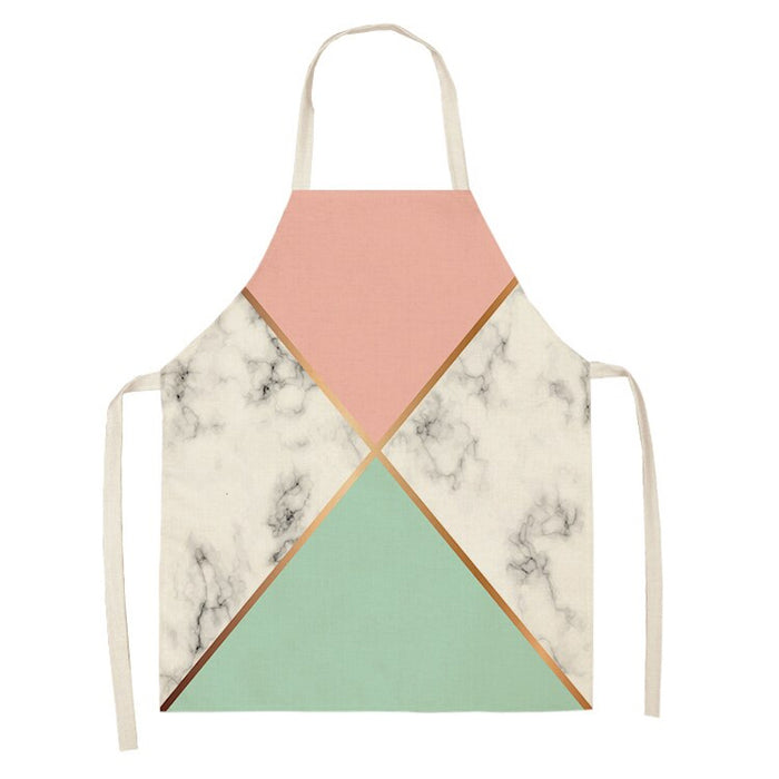 Geometric Print Kitchen Apron