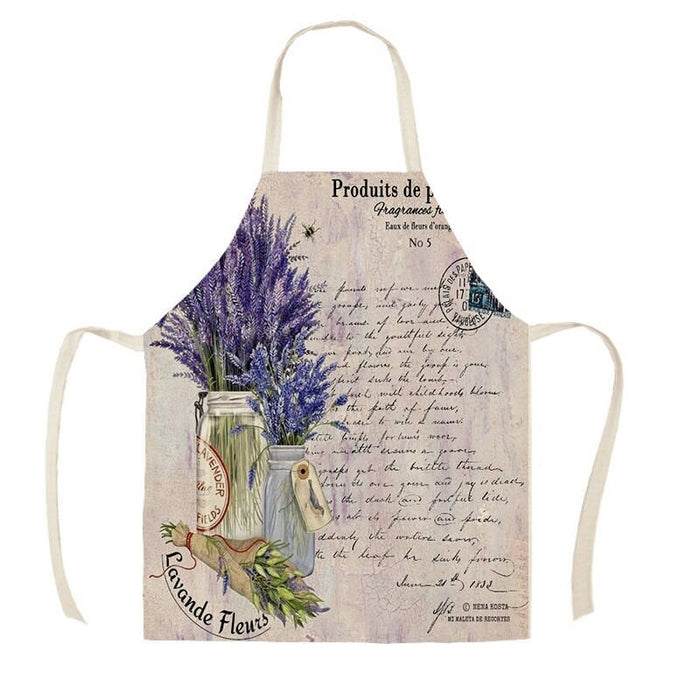 Lavender Pattern Apron