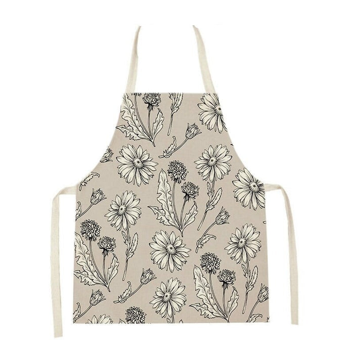 Cleaning Plant Flower Kitchen Cooking Apron