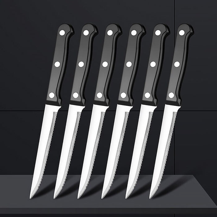 Full Tang Stainless Steel Serrated Steak Knife Sets