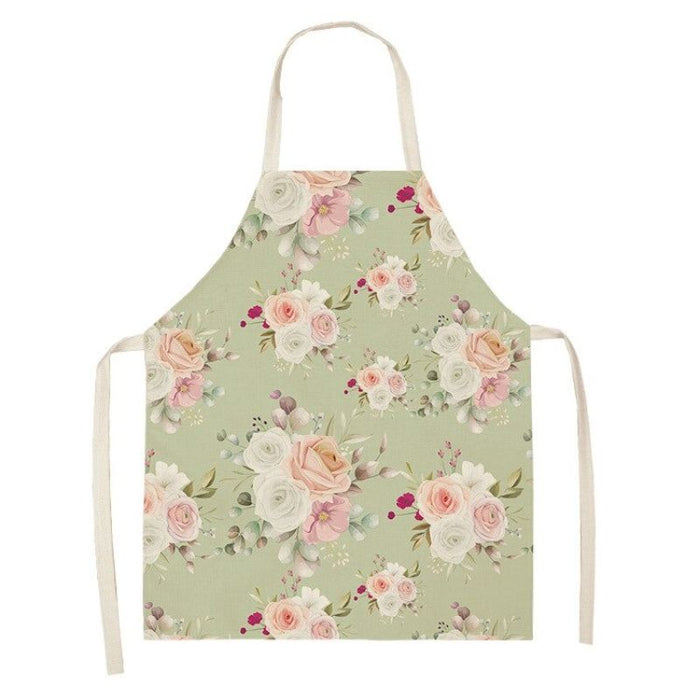 Floral Printed Sleeveless Aprons