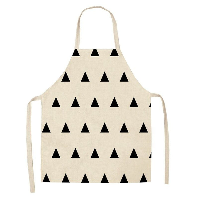 Geometric Striped Kitchen Aprons