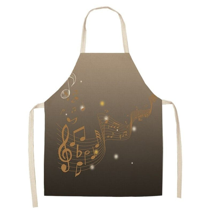 Musical Note Piano Kitchen Apron