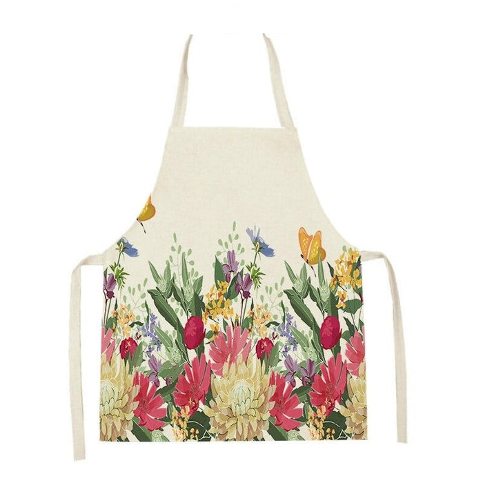 Skull Printed Kitchen Apron