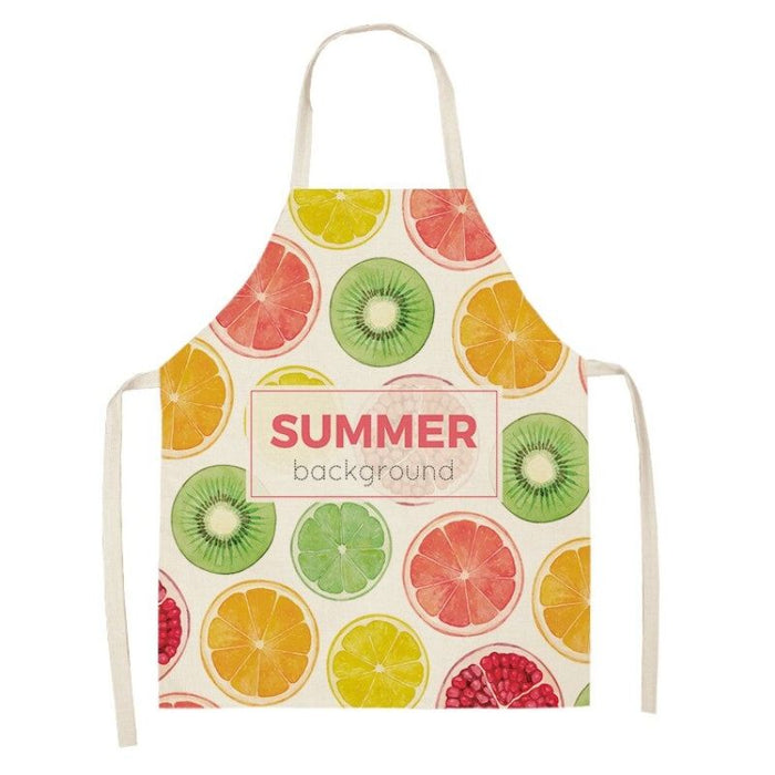 Summer Fruit Pattern Apron