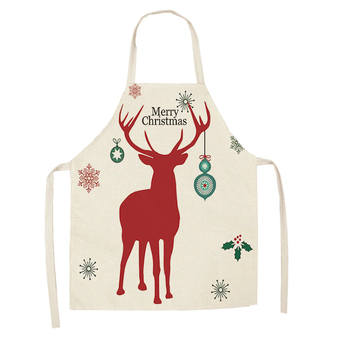 Christmas Patterned Kitchen Apron