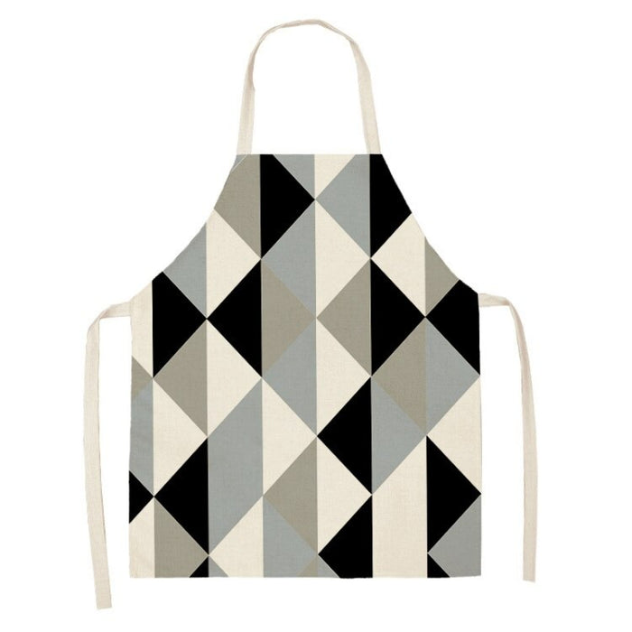 Geometric Pattern Printed Apron