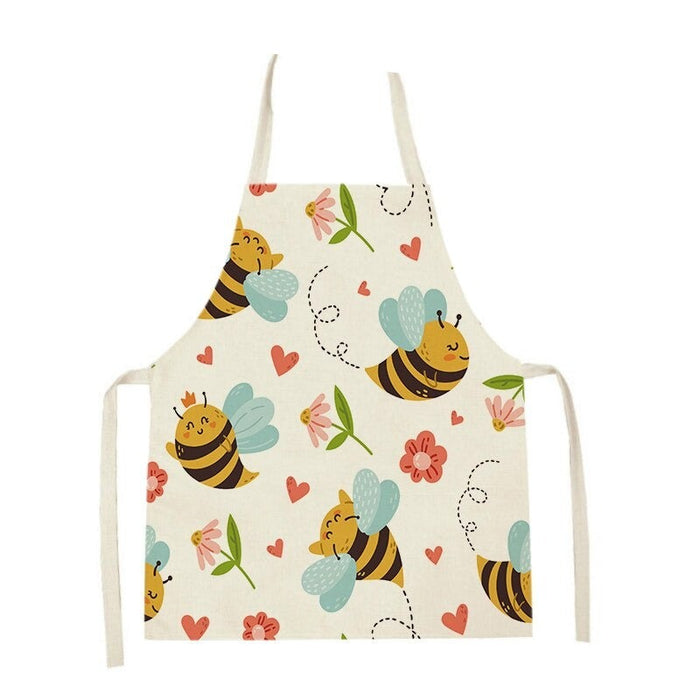 Cleaning Kitchen Printed Aprons