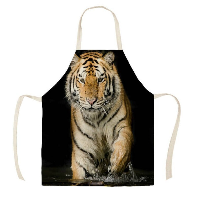 Animal Printed Household Kitchen Apron