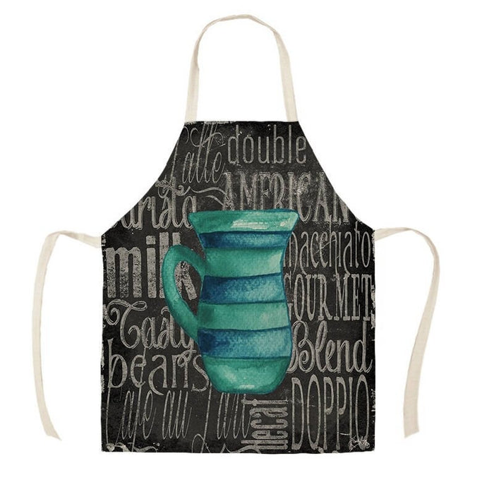 Coffee Pattern Kitchen Apron