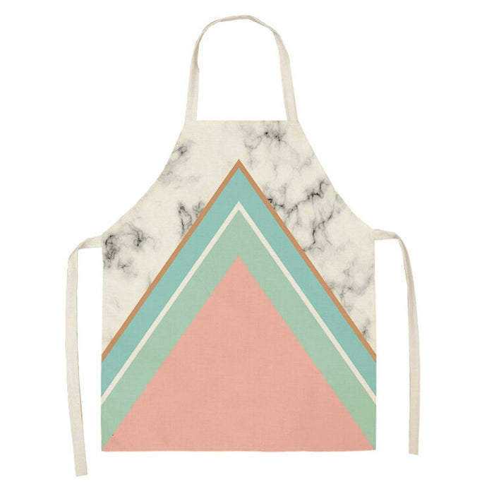 Geometric Print Kitchen Apron