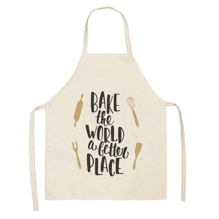 Letter Print Kitchen  Aprons