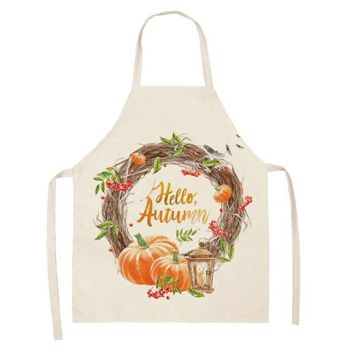 Colourful Pumpkins Print Aprons