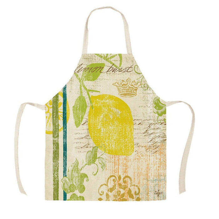 Fruit Art Print Apron