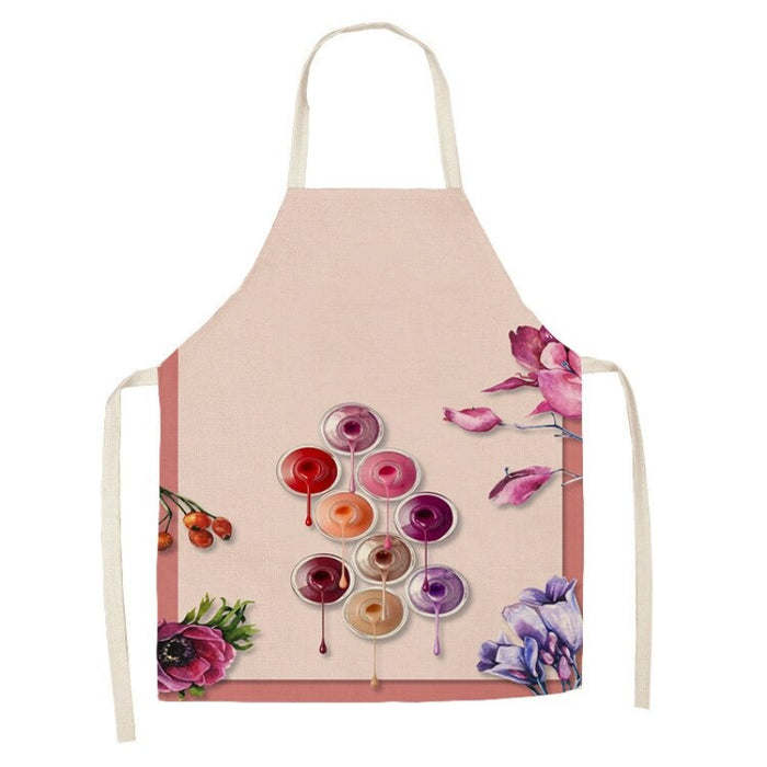 Sleeveless Color Printed Apron