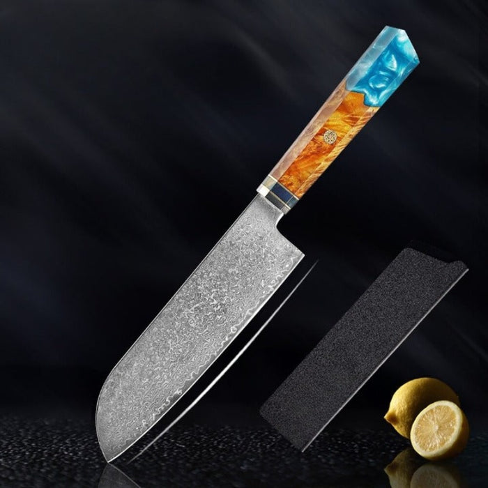 Razor Sharp Damascus Kitchen Knife Sets