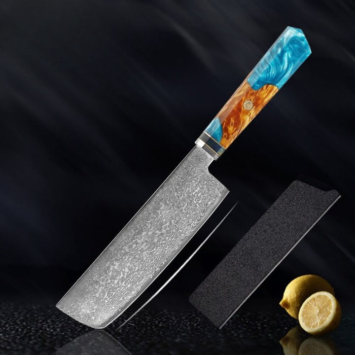 Razor Sharp Damascus Kitchen Knife Sets