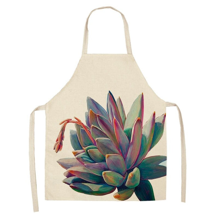 Flower Patterned Aprons For Cleaning