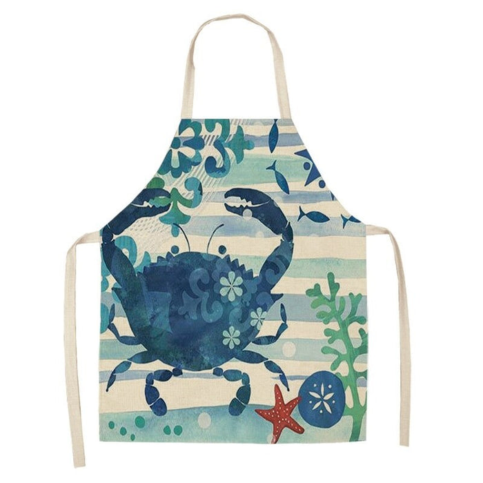 Turtle Fish Printed  Apron