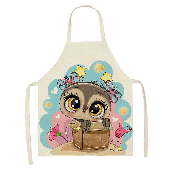 Little Owl Printed Apron