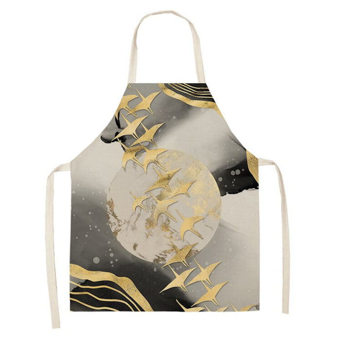 Printed Natural Art Aprons