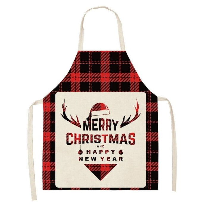 Merry Christmas Printed Cooking Apron