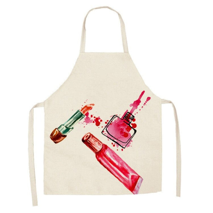 Sleeveless Color Printed Apron