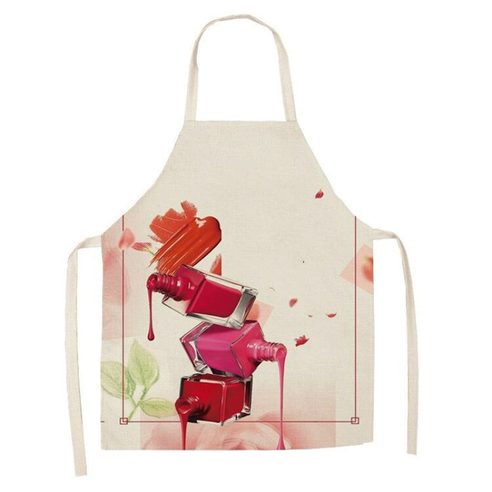 Sleeveless Color Printed Apron