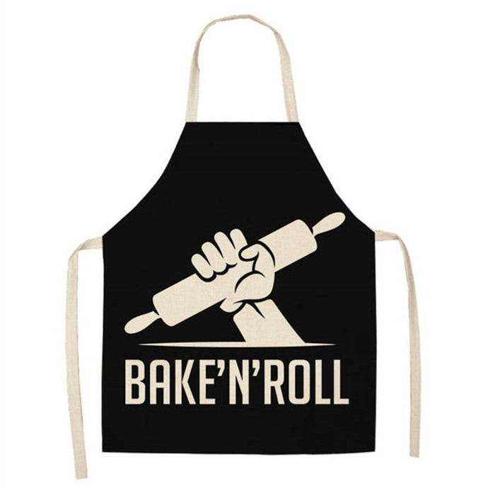 Kitchen Quotes Sleeveless Printed Apron