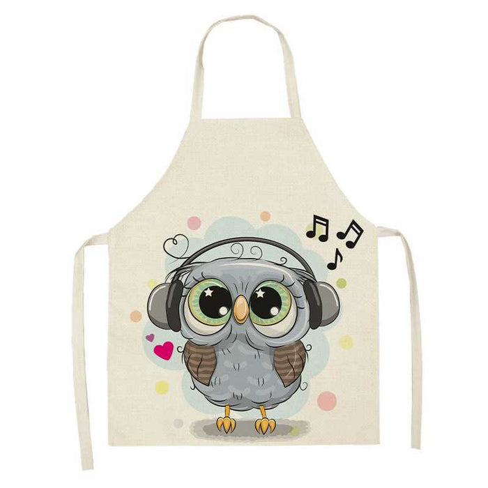 Little Owl Printed Apron