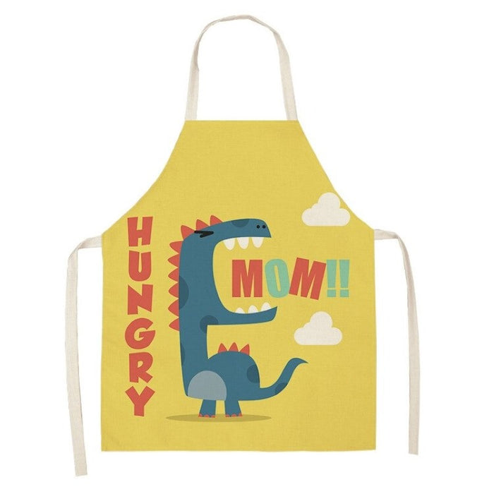 Cartoon Printed Household Kitchen Apron