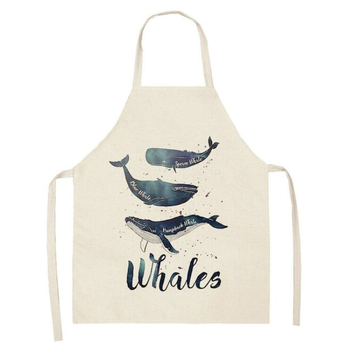 Sea Animals Cleaning Aprons