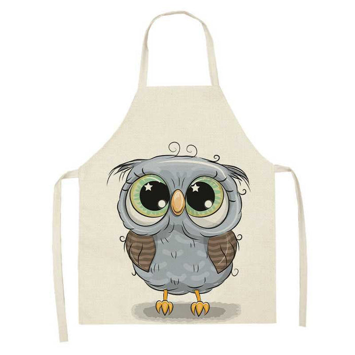 Printed Little Owls Apron