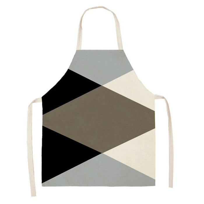 Geometric Pattern Printed Apron