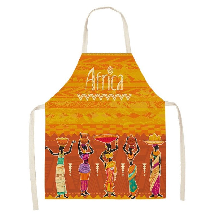 African Collection Style Printed Kitchen Apron